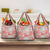 Mele Kalikimaka Hawaii Christmas Grocery Bag Ulaula Seamless Floral Motif - Polynesian Pride