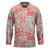 Mele Kalikimaka Hawaii Christmas Hockey Jersey Ulaula Seamless Floral Motif - Polynesian Pride