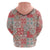 Mele Kalikimaka Hawaii Christmas Hoodie Ulaula Seamless Floral Motif - Polynesian Pride