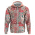 Mele Kalikimaka Hawaii Christmas Hoodie Ulaula Seamless Floral Motif - Polynesian Pride