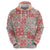 Mele Kalikimaka Hawaii Christmas Hoodie Ulaula Seamless Floral Motif - Polynesian Pride