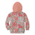 Mele Kalikimaka Hawaii Christmas Kid Hoodie Ulaula Seamless Floral Motif - Polynesian Pride