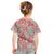 Mele Kalikimaka Hawaii Christmas Kid T Shirt Ulaula Seamless Floral Motif - Polynesian Pride