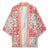 Mele Kalikimaka Hawaii Christmas Kimono Ulaula Seamless Floral Motif - Polynesian Pride