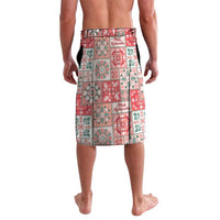 Mele Kalikimaka Hawaii Christmas Lavalava Ulaula Seamless Floral Motif - Polynesian Pride