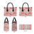 Mele Kalikimaka Hawaii Christmas Leather Bag Ulaula Seamless Floral Motif - Polynesian Pride