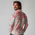 Mele Kalikimaka Hawaii Christmas Long Sleeve Polo Shirt Ulaula Seamless Floral Motif - Polynesian Pride