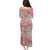 Mele Kalikimaka Hawaii Christmas Puletasi Ulaula Seamless Floral Motif - Polynesian Pride