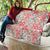 Mele Kalikimaka Hawaii Christmas Quilt Ulaula Seamless Floral Motif - Polynesian Pride