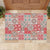 Mele Kalikimaka Hawaii Christmas Rubber Doormat Ulaula Seamless Floral Motif - Polynesian Pride