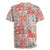 Mele Kalikimaka Hawaii Christmas Rugby Jersey Ulaula Seamless Floral Motif - Polynesian Pride