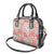Mele Kalikimaka Hawaii Christmas Shoulder Handbag Ulaula Seamless Floral Motif - Polynesian Pride