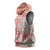 Mele Kalikimaka Hawaii Christmas Sleeveless Hoodie Ulaula Seamless Floral Motif - Polynesian Pride