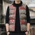 Mele Kalikimaka Hawaii Christmas Sleeveless Puffer Jacket Ulaula Seamless Floral Motif - Polynesian Pride