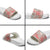 Mele Kalikimaka Hawaii Christmas Slide Sandals Ulaula Seamless Floral Motif - Polynesian Pride