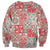 Mele Kalikimaka Hawaii Christmas Sweatshirt Ulaula Seamless Floral Motif - Polynesian Pride