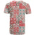 Mele Kalikimaka Hawaii Christmas T Shirt Ulaula Seamless Floral Motif - Polynesian Pride
