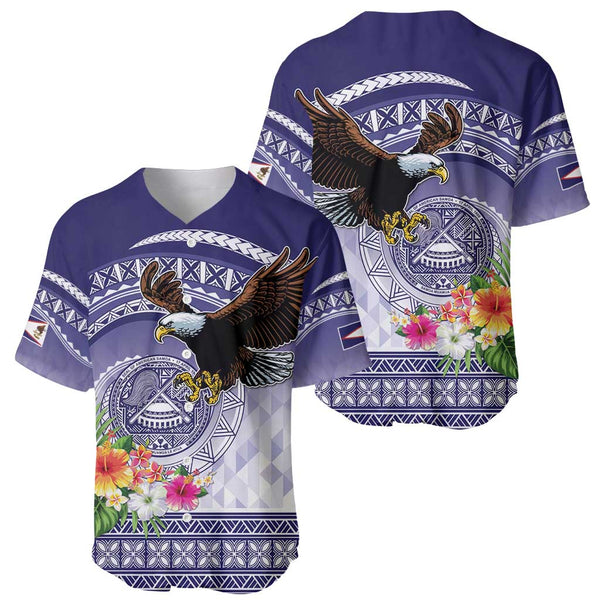 (Custom Personalised) American Samoa Baseball Jersey Artsy Style LT9 main image 0