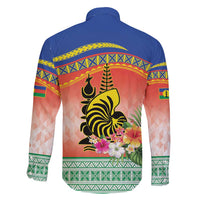 New Caledonia Nautilus Shell Family Matching Summer Maxi Dress and Hawaiian Shirt Polynesian Tropical Flowers LT9 - Polynesian Pride