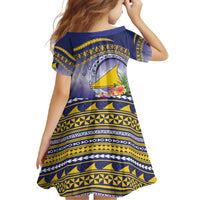 Tokelau Tuluma Family Matching Mermaid Dress and Hawaiian Shirt Polynesian Tropical Flowers LT9 - Polynesian Pride
