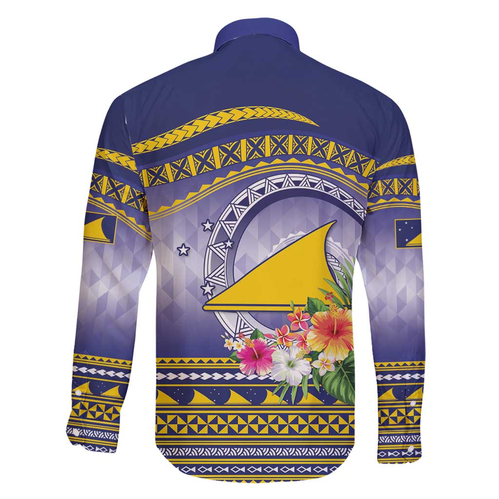 Tokelau Tuluma Family Matching Mermaid Dress and Hawaiian Shirt Polynesian Tropical Flowers LT9 - Polynesian Pride