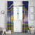 Tokelau Tuluma Window Curtain Polynesian Tropical Flowers