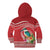 Wallis et Futuna Kingfisher Kid Hoodie Polynesian Tropical Flowers