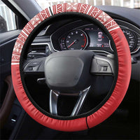 Wallis et Futuna Kingfisher Steering Wheel Cover Polynesian Tropical Flowers LT9 - Polynesian Pride