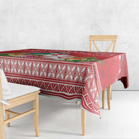 Wallis et Futuna Kingfisher Tablecloth Polynesian Tropical Flowers