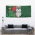 Maori Wheku Meri Kirihimete Personalised Tapestry All Green Indigenous Maori Motif - Polynesian Pride
