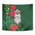 Maori Wheku Meri Kirihimete Personalised Tapestry All Green Indigenous Maori Motif - Polynesian Pride