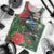 Tui Meri Kirihimete Personalised Men Tank Top Pohutukawa Flowers Green Motif - Polynesian Pride