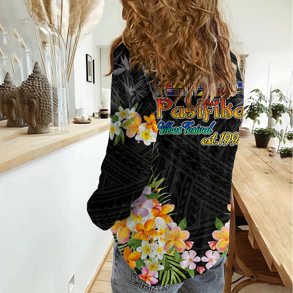 Pasifika Vibes Festival 2024 Auckland Women Casual Shirt LT9 - Polynesian Pride