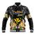 Pasifika Vibes Festival 2024 Baseball Jacket Kanaka Maoli With Hawaiian Islands LT9 Unisex Black - Polynesian Pride