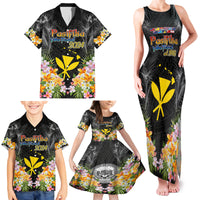 Pasifika Vibes Festival 2024 Family Matching Tank Maxi Dress and Hawaiian Shirt Kanaka Maoli With Hawaiian Islands LT9 - Polynesian Pride