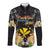 Pasifika Vibes Festival 2024 Long Sleeve Button Shirt Kanaka Maoli With Hawaiian Islands LT9 Unisex Black - Polynesian Pride