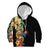 Hawaii Tropical Flowers Tribal Pattern Kid Hoodie No5 LT9 Hoodie Black - Polynesian Pride
