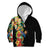Hawaii Tropical Flowers Tribal Pattern Kid Hoodie No5 LT9 Zip Hoodie Black - Polynesian Pride