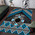 Personalised Aotearoa Niho Taniwha Motif Area Rug Blue Style