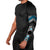 Personalised Aotearoa Niho Taniwha Motif Arm Sleeves Blue Style - Polynesian Pride