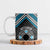 Personalised Aotearoa Niho Taniwha Motif Ceramic Mug Blue Style - Polynesian Pride