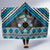 Personalised Aotearoa Niho Taniwha Motif Hooded Blanket Blue Style