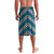 Personalised Aotearoa Niho Taniwha Motif Lavalava Blue Style