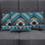 Personalised Aotearoa Niho Taniwha Motif Pillow Cover Blue Style - Polynesian Pride