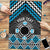 Personalised Aotearoa Niho Taniwha Motif Puzzle Blue Style - Polynesian Pride