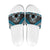 Personalised Aotearoa Niho Taniwha Motif Slide Sandals Blue Style - Polynesian Pride
