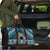 Personalised Aotearoa Niho Taniwha Motif Travel Bag Blue Style - Polynesian Pride