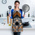 Personalised Aotearoa Niho Taniwha Motif Apron Gold Style - Polynesian Pride