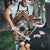 Personalised Aotearoa Niho Taniwha Motif Apron Gold Style - Polynesian Pride