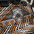 Personalised Aotearoa Niho Taniwha Motif Back Car Seat Cover Gold Style